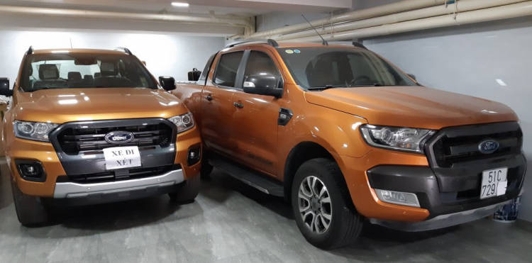 So sánh sự khác biệt giữa 02 phiên bản Ford Ranger Wildtrak 4x4 AT mới và cũ