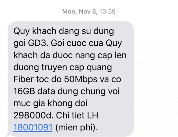 Có anh nào dùng gói cước gia đình Internet + MyTV + alo vinaphone của VNPT cho em vài lời.