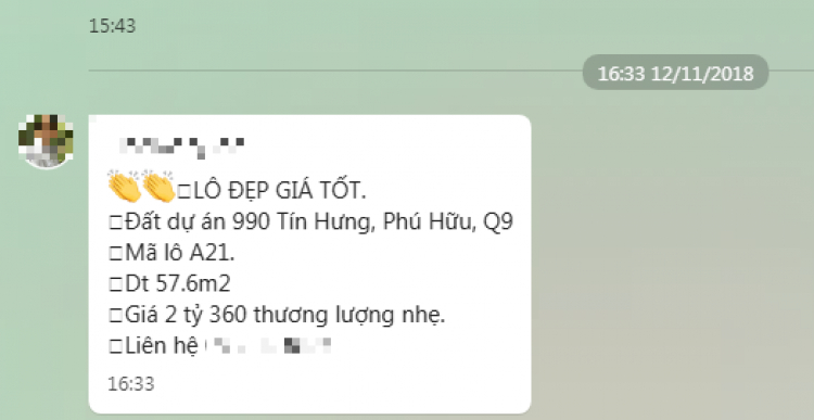 Cập nhật bất động sản quận 9