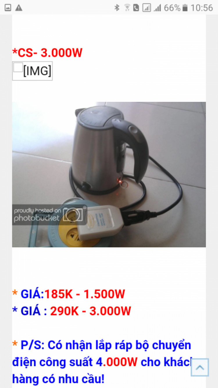 Biến thế 100v out