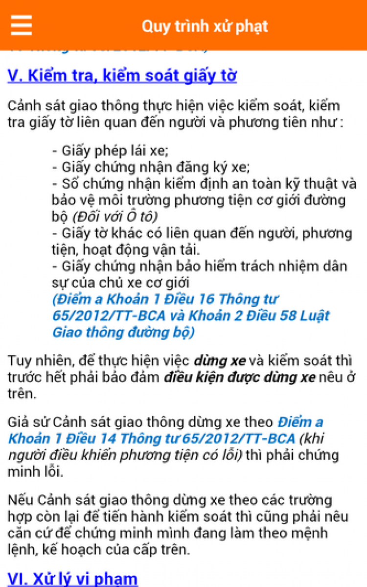 kiểm tra giấy tờ xe