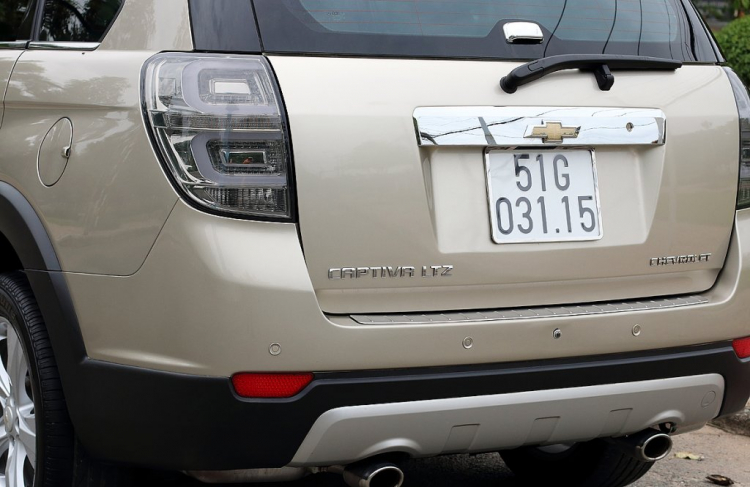 *****Chevrolet CAPTIVA LTZ mẫu mới 2013 số TĐ máy xăng (full hình)