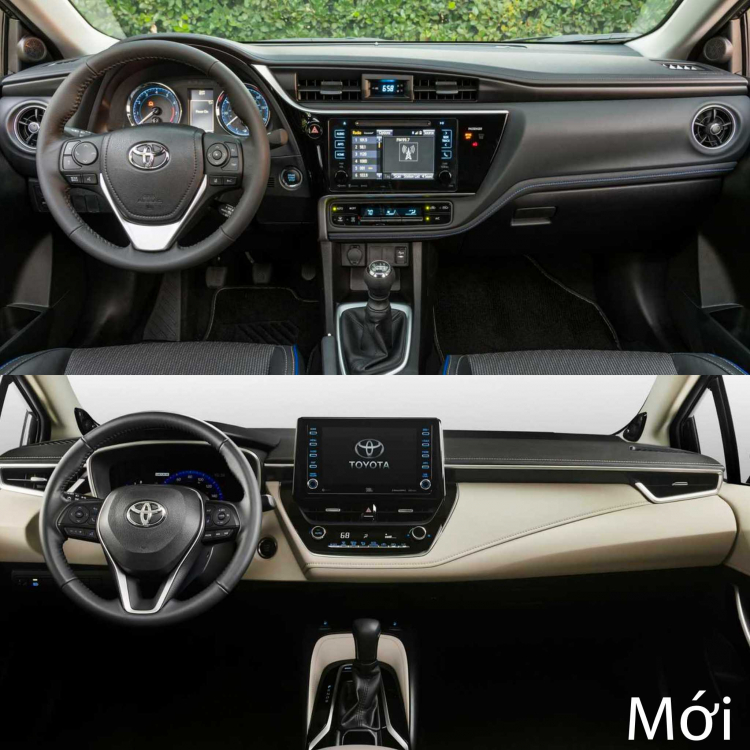 [THSS] Sự khác biệt về thiết kế giữa Toyota Corolla thế hệ mới và cũ