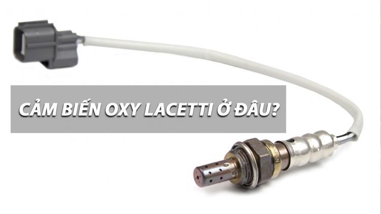 Cảm biến oxy nằm chỗ nào trong xe Daewoo Lacetti Ex 2008?