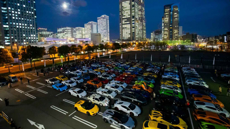Sự kiện “Lamborghini Day Japan 2018” ra mắt Aventador SVJ tại Nhật Bản; quy tụ khoảng 200 xe tham dự