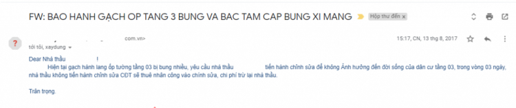 Sàn nhà tầng trệt bị bung gạch?