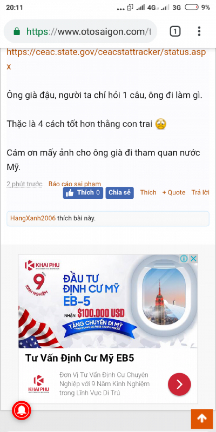 Lại Visa Mỹ