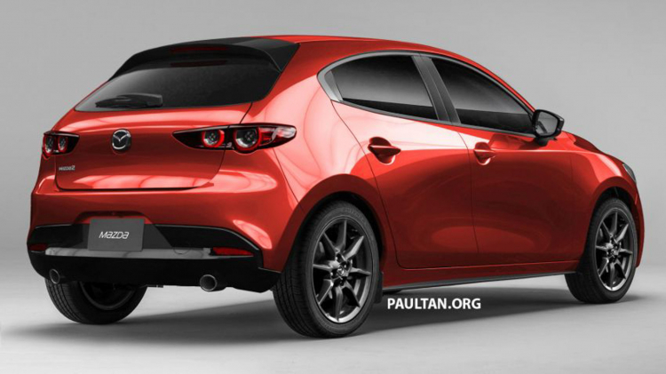 Phác thảo Mazda2 thế hệ mới theo phong cách Mazda3 mới