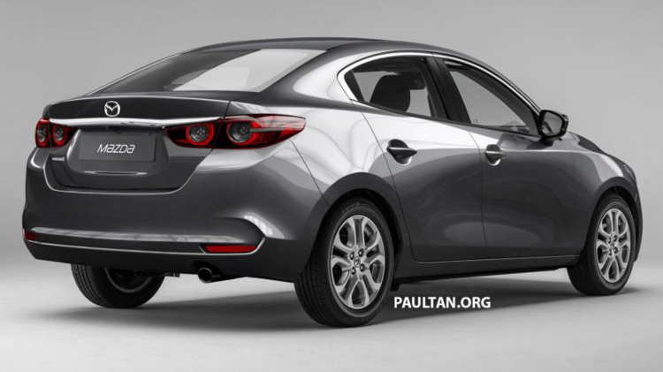 Phác thảo Mazda2 thế hệ mới theo phong cách Mazda3 mới