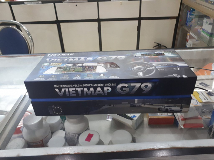 Dư dùng cần bán Camera hành trình VIETMAP G79 hàng FULL BOX, mới 99%