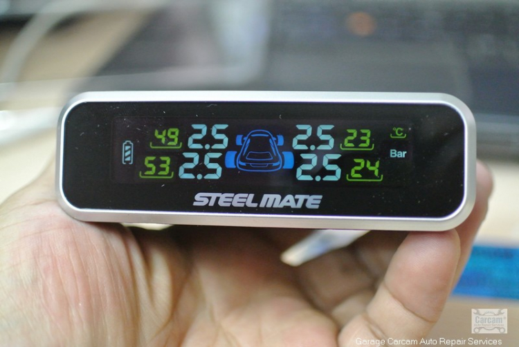 Cá nhân em tẩy chay bộ báo áp suất lốp Steel Mate TP - 08