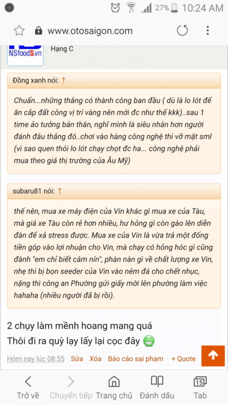 Yoni thông thái ơi, a Vova tăng giá bán xe Klara rồi Yoni thông thái ơi, a Vova tăng giá bán xe Klara rồi