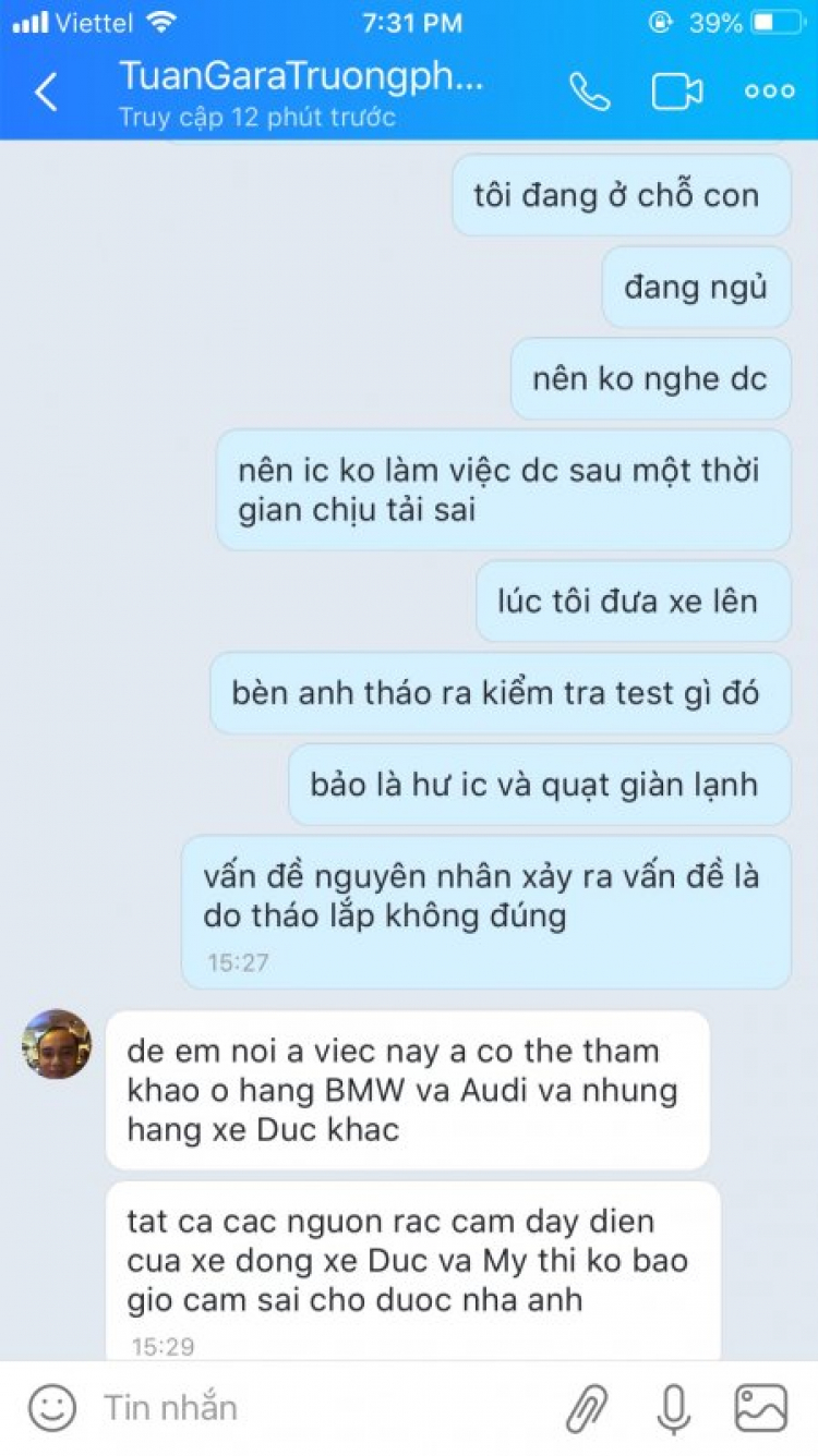 Cảnh báo gara đểu TRƯƠNG PHAN -Phan Văn Trị -Gò Vấp