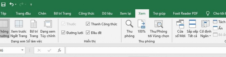 Chuyển sang ngôn ngữ tiếng Anh trong Excel 2016