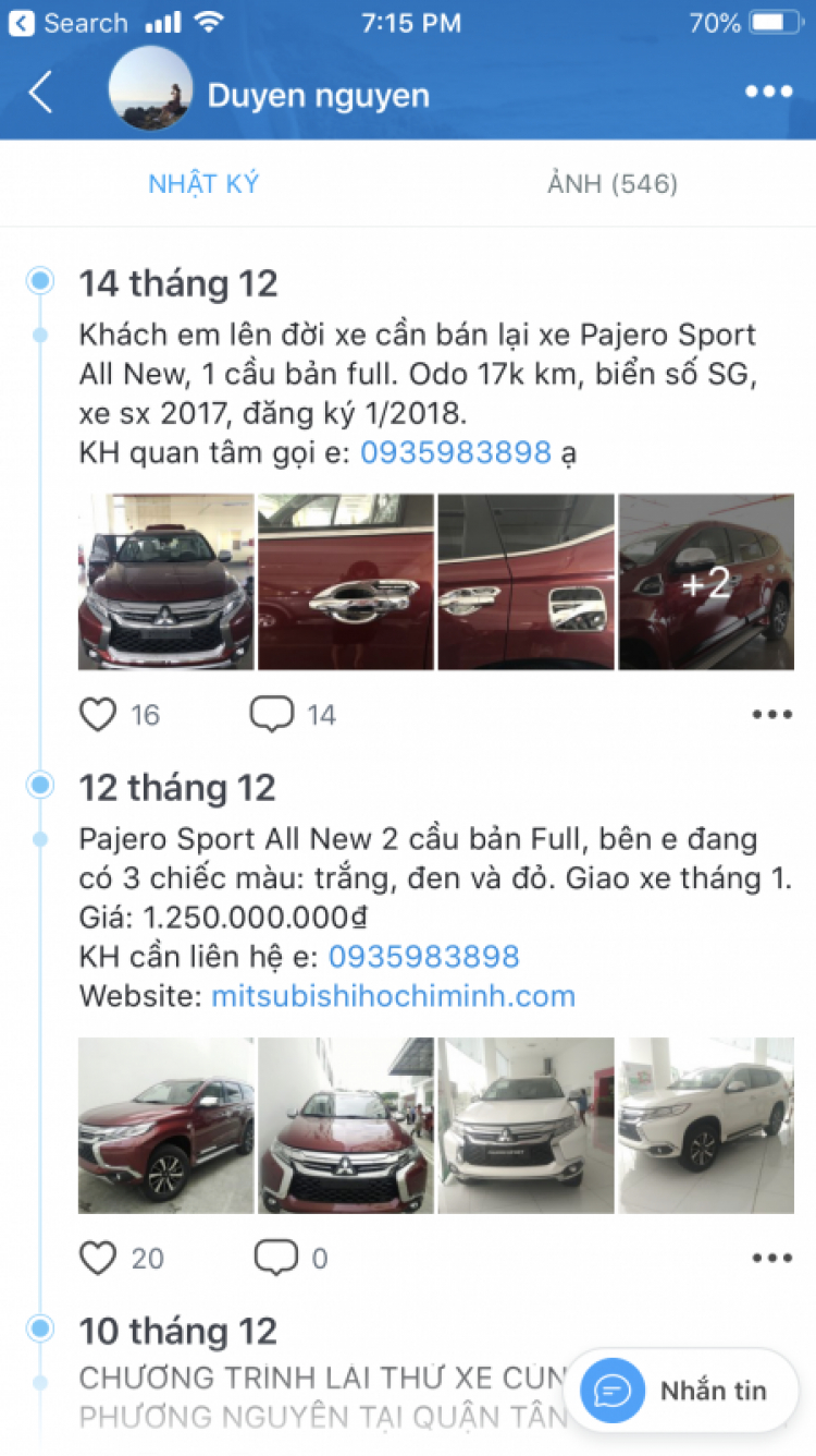 Em cần mua Pajero Sport All new, bác nào chán để lại e nhé Em cần mua Pajero Sport All new, bác nào chán để lại e nhé