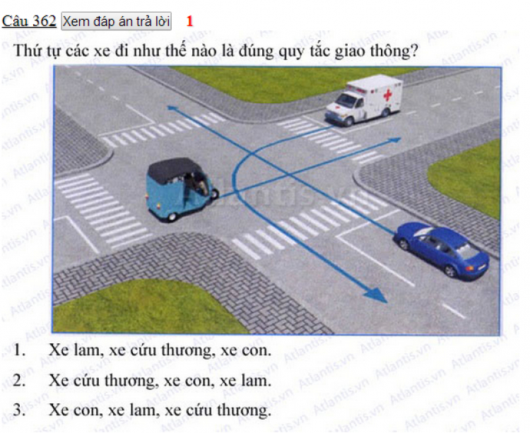 Nhường xe bên phải.