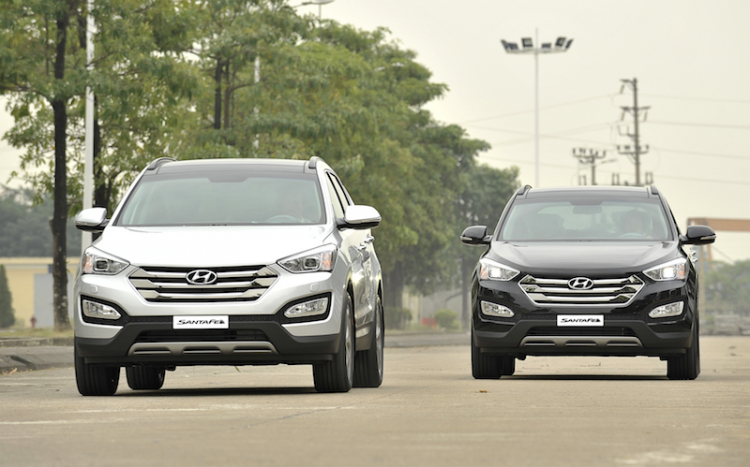 Hyundai Santa Fe 2015 CKD có giá từ 1,13 tỷ đồng