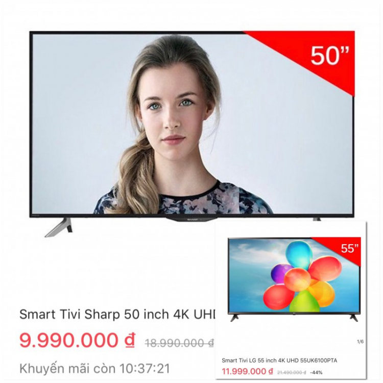 Chọn Tv sharp hay LG