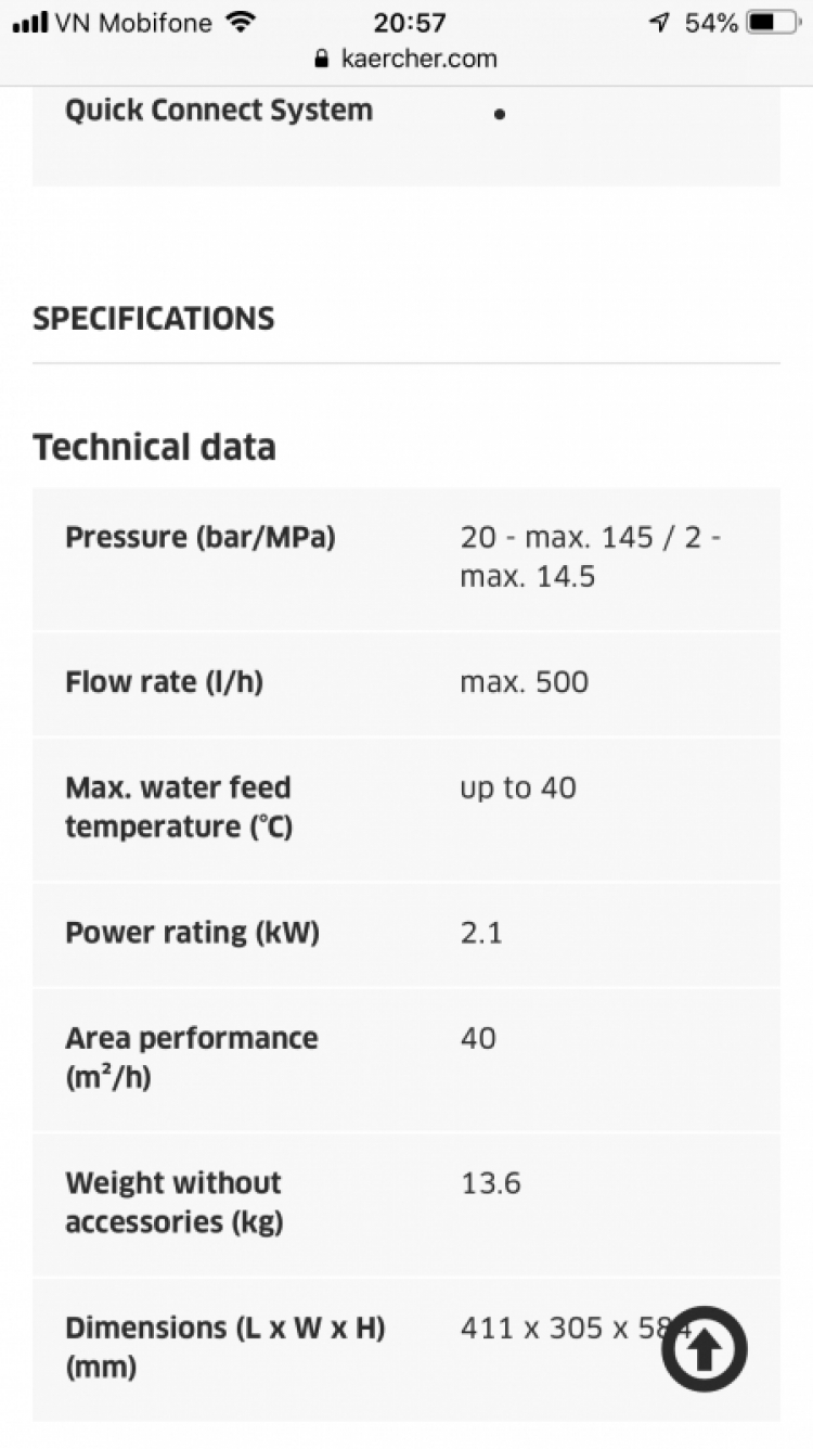 Con Karcher K5 quá ồn?