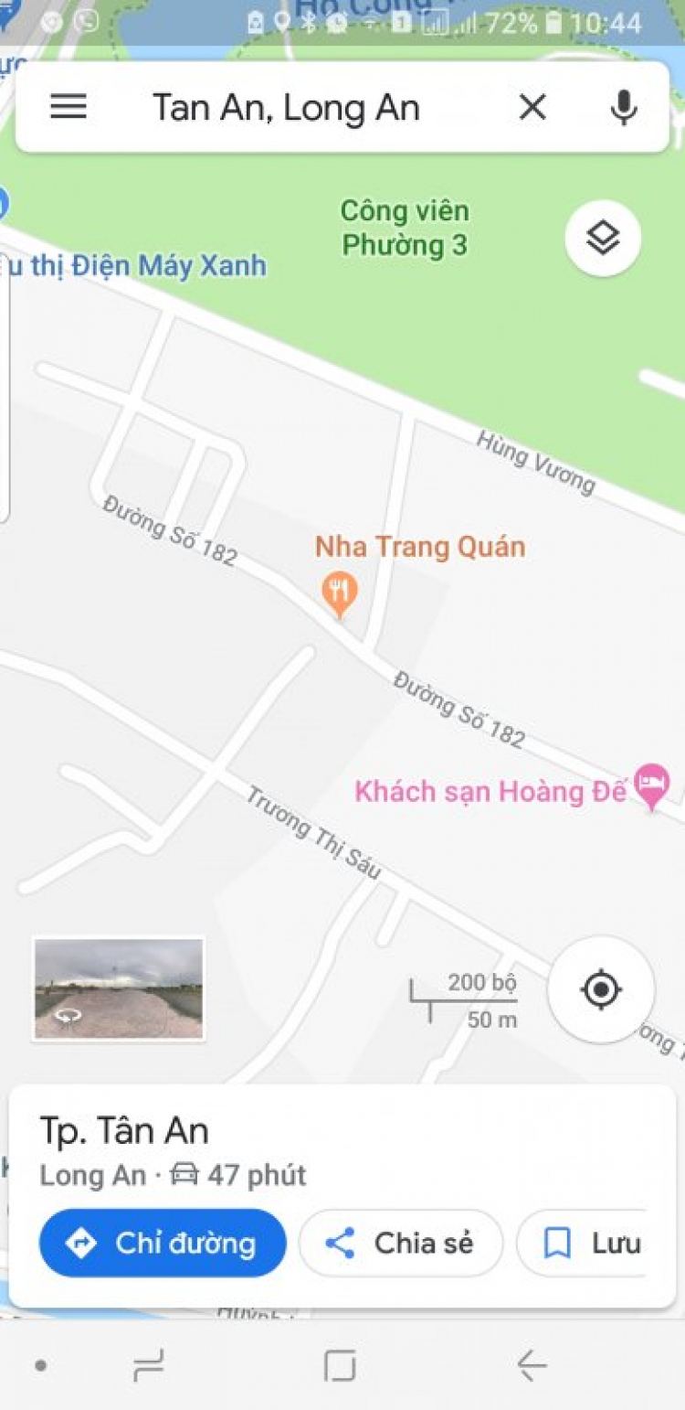 Hỏi nhà hàng ở Tân An