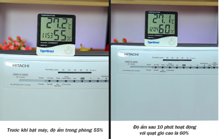 Đánh giá máy lọc không khí "MADE IN JAPAN" HITACHI EP-A5000: Người bảo vệ sức khỏe âm thầm