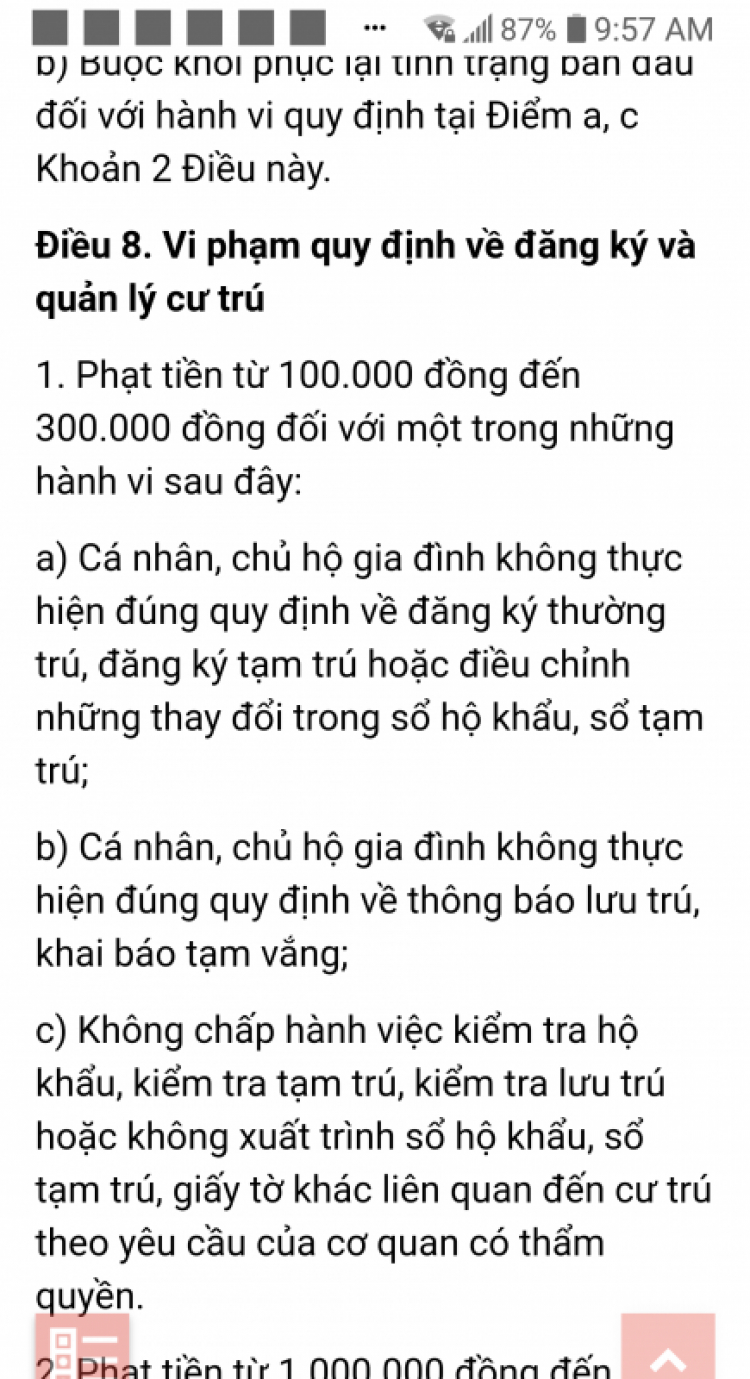 Chuyển nhà mới cùng quận cần đăng ký tạm trú không?