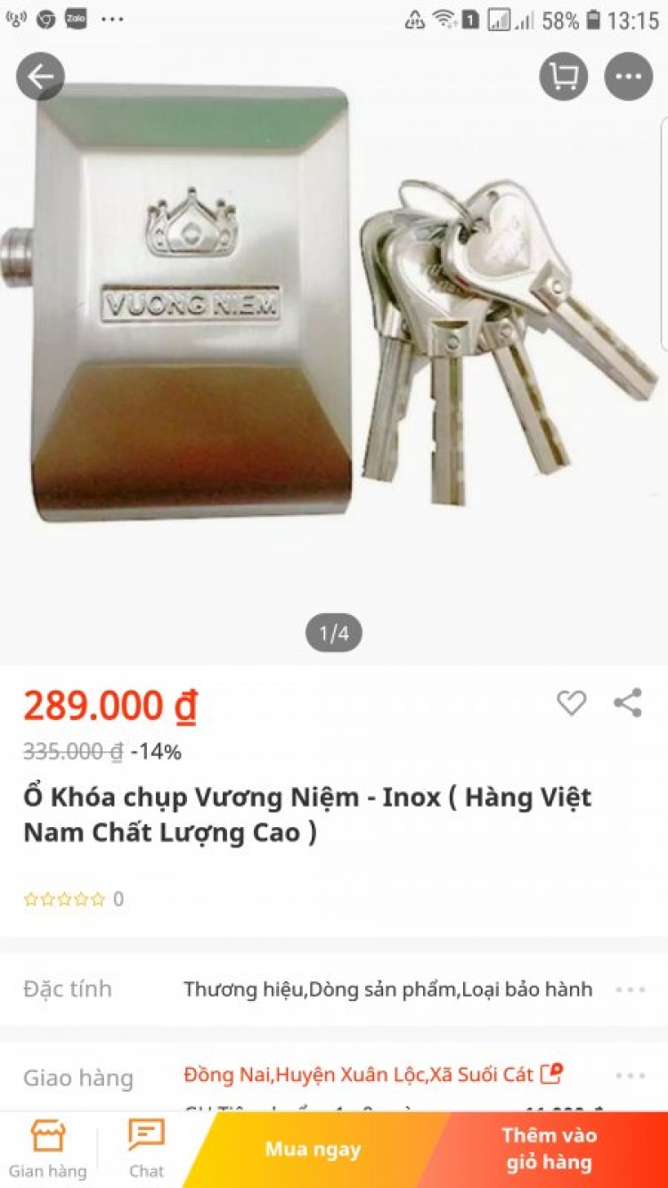 Tìm khóa cổng bấm, hàng nào tốt, khó phá