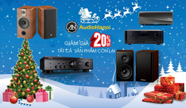 Giảm giá 40% sản phẩm LOA, AMPLI tại Audio Hà Nội