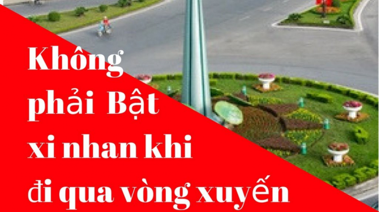 Các bác tài chú ý: Những quy tắc lái xe qua vòng xuyến tại Việt Nam