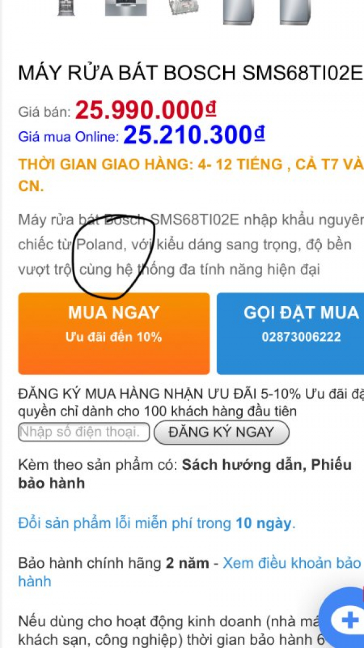 Máy rửa chén? Máy rửa chén?