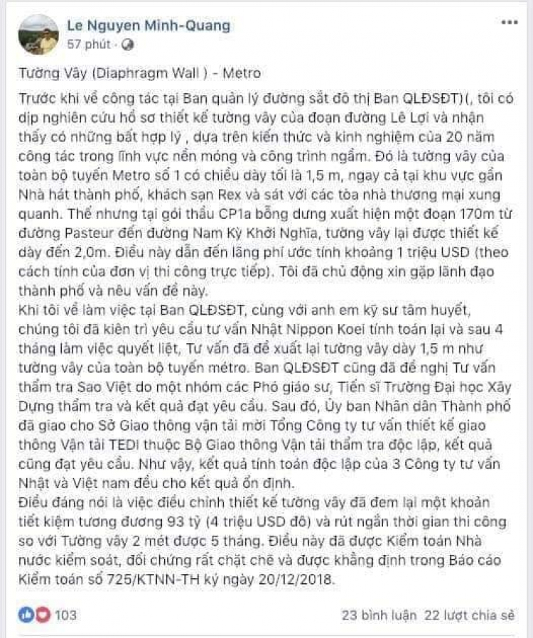 Ban Quản lý đường sắt đô thị TPHCM (ĐSĐT) đã có những sai sót và vi phạm rất nghiêm trọng Ban Quản lý đường sắt đô thị TPHCM (ĐSĐT) đã có những sai sót và vi phạm rất nghiêm trọng