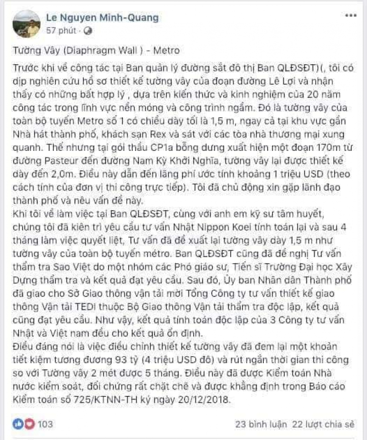 Ban Quản lý đường sắt đô thị TPHCM (ĐSĐT) đã có những sai sót và vi phạm rất nghiêm trọng