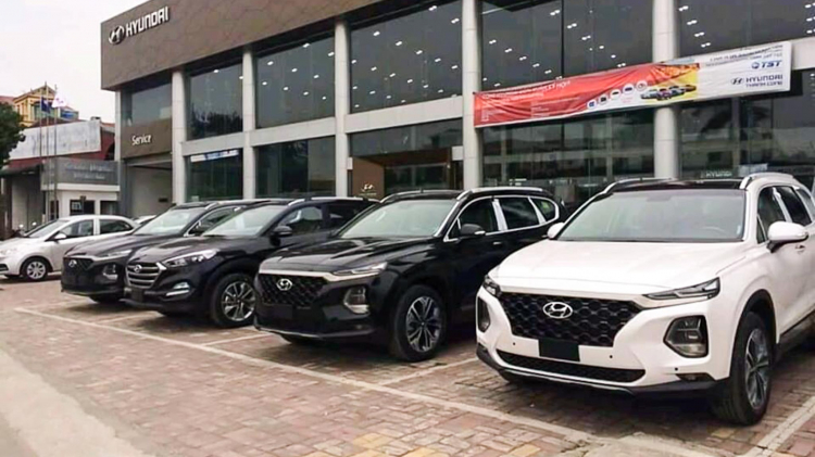 Những chiếc Hyundai Santafe 2019 đầu tiên đã về đại lý; giao xe trước Tết