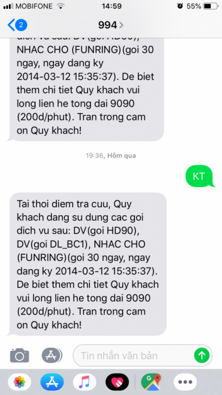 Các bác cẩn thận với Mobifone chơi trò nnx