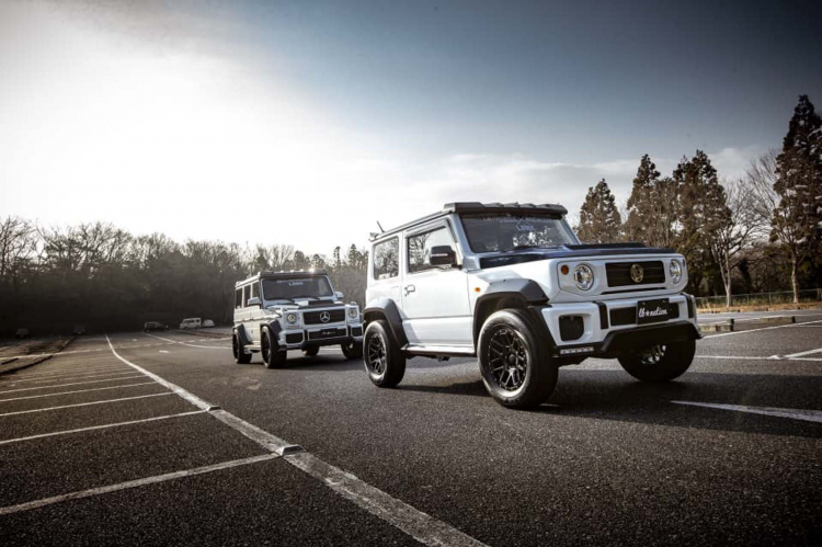 Liberty Walk độ Suzuki Jimny giống y hệt G Class