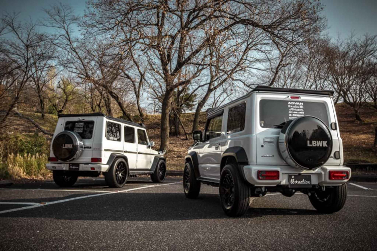 Liberty Walk độ Suzuki Jimny giống y hệt G Class