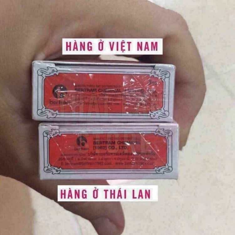 Nhận order các loại thuốc Thái Lọa, hàng xách tay trực tiếp.