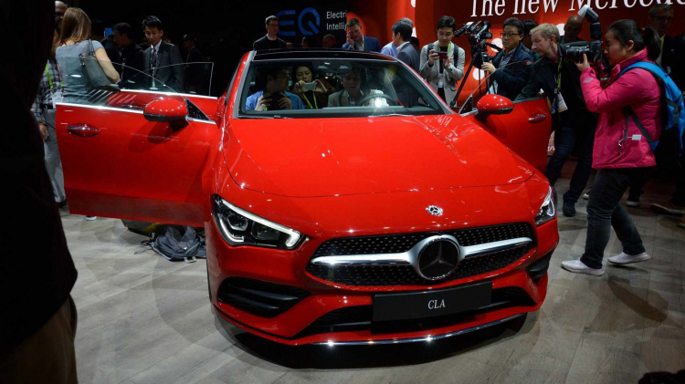 Ảnh thực tế Mercedes-Benz CLA 2020 thế hệ hoàn toàn mới tại Mỹ