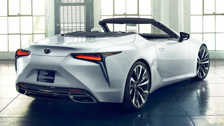 Xem trước Lexus LC Convertible Concept 2020 sắp ra mắt tại Triển Lãm ô tô Quốc Tế Bắc Mỹ 2019