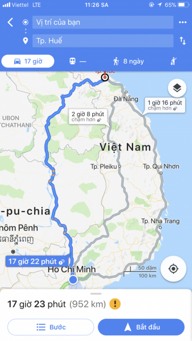 27 Tết: SG - Hà Nội QL14