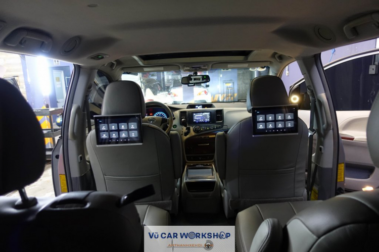 Độ âm thanh, cách âm và hệ thống giải trí cho Toyota Sienna