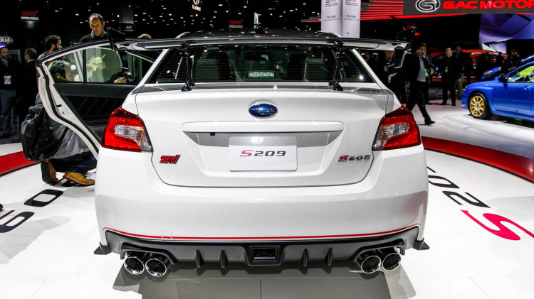 [NAIAS 2019] Ra mắt Subaru STI S209 2020: Mạnh 341 mã lực; sản xuất giới hạn chỉ 200 chiếc