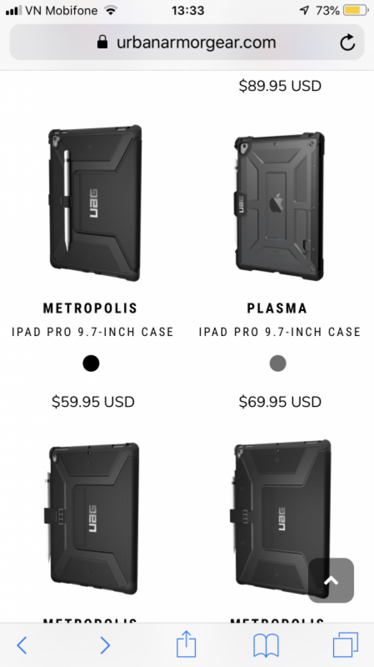 Case dành cho ipad của hãng UAG ?