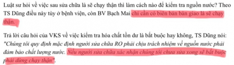Lại là vụ chạy thận Lại là vụ chạy thận