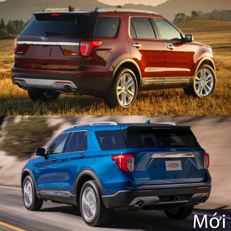 [THSS] So sánh Ford Explorer thế hệ cũ và mới; các bác thích đời nào?