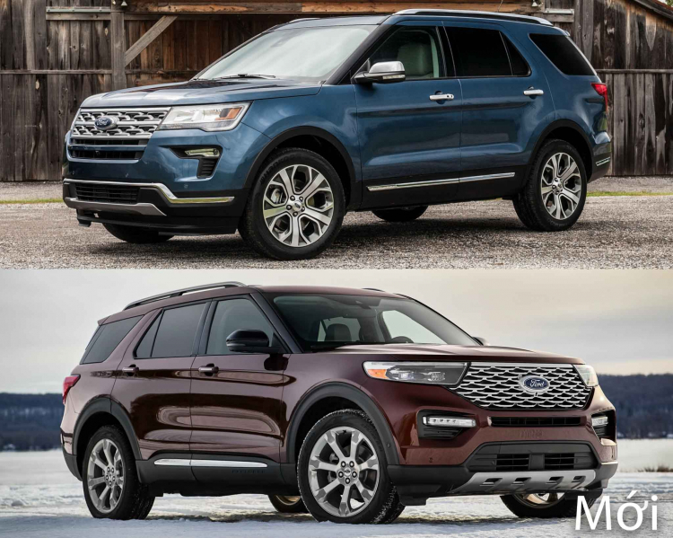 [THSS] So sánh Ford Explorer thế hệ cũ và mới; các bác thích đời nào?