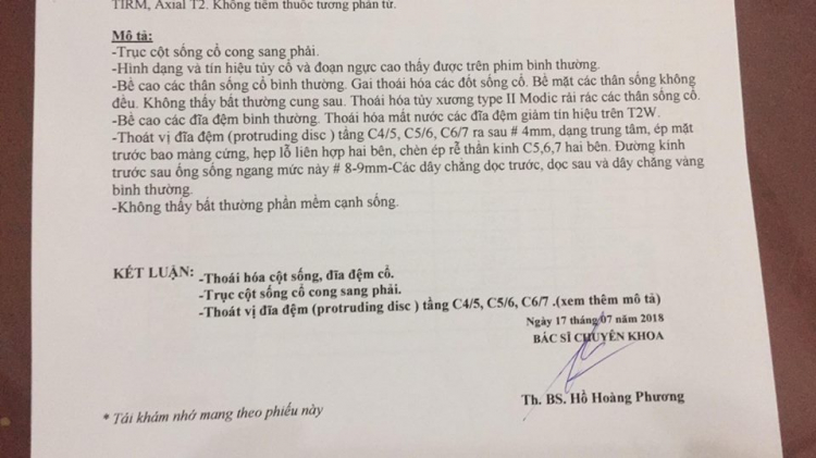 Tôi đã tự chữa khỏi thoái hóa đốt sống cổ như thế nào.