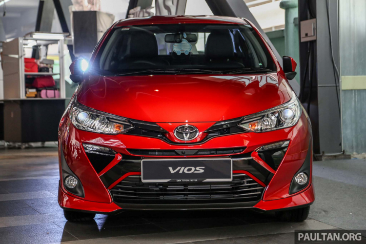 Xem trước Toyota Vios 2019 tại Malaysia; trang bị an toàn nhiều hơn