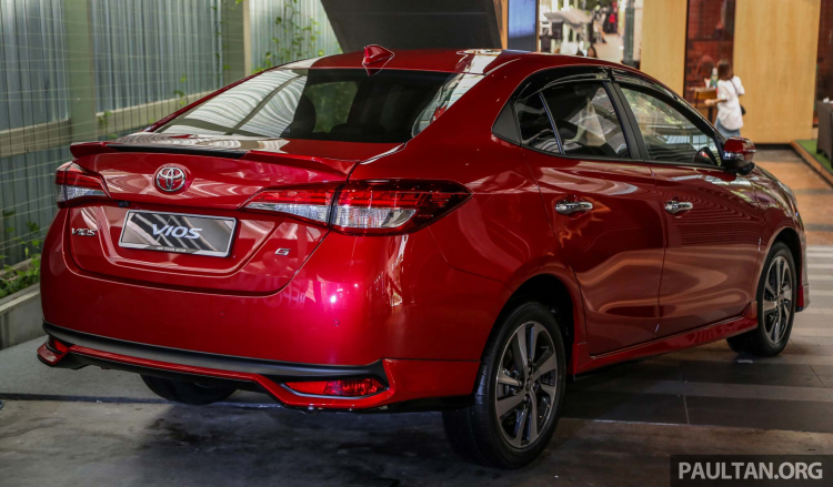 Xem trước Toyota Vios 2019 tại Malaysia; trang bị an toàn nhiều hơn