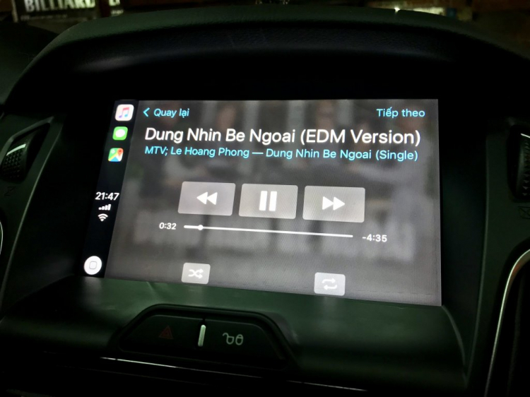 Thông báo "lạ" trên DVD của xe Ford Focus Trend 2018 Thông báo "lạ" trên DVD của xe Ford Focus Trend 2018